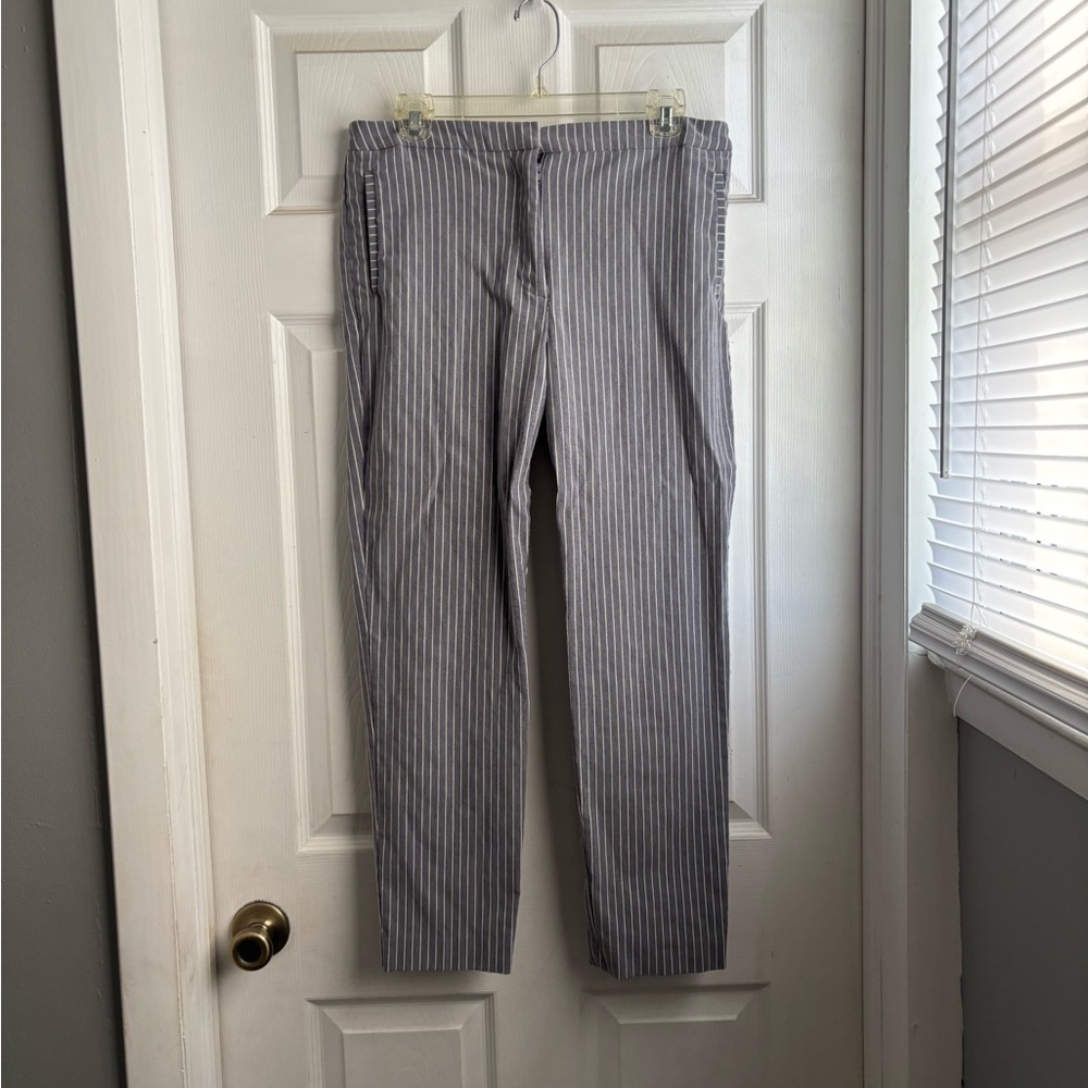 Worthington Women's Striped Ankle Length Dress Pants